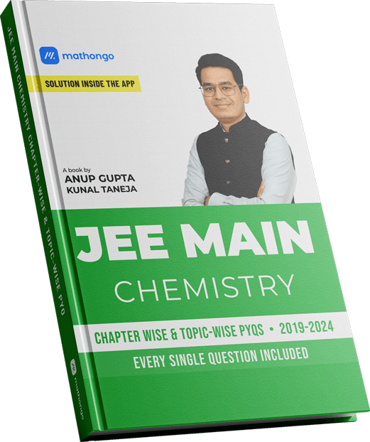 MathonGo JEE Main Chemistry Chapterwise & Topicwise Previous Years Solved Papers (2024 - 2019) - JEE Main Chemistry Chapter-wise PYQ Book For 2025 Covering All 124 JEE Main Online Papers