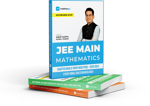 MathonGo JEE Main Physics, Chemistry & Mathematics Chapterwise & Topicwise Previous Years Solved Papers (2024 - 2019) - JEE Main Chapter-wise PYQ Book For 2025 Covering All 124 JEE Main Online Papers